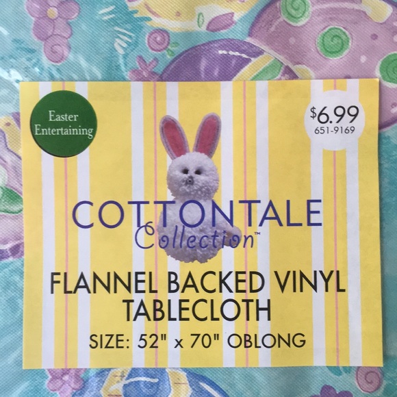 NWT Easter Vinyl Tablecloth - Picture 4 of 4